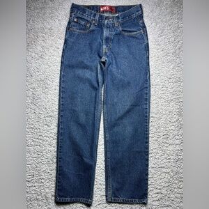 Levis Jeans Boys 16 Relaxed 550 Baggy Dark Skate Grunge Cotton Y2K Style Casual